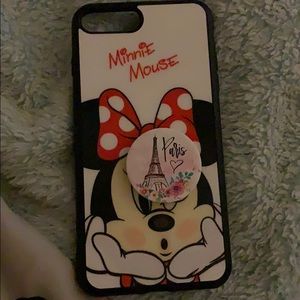 iPhone 8 Plus Case with pop socket